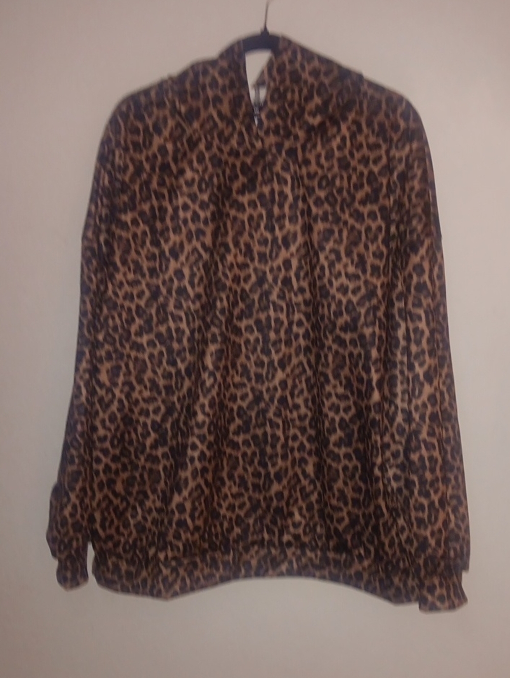 Plus Size Leopard Print Pullover Sweater NWOT